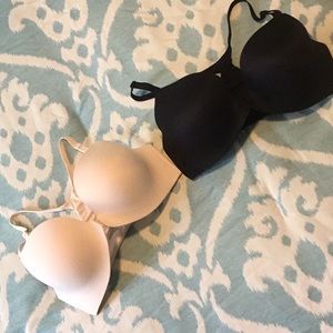 Front-close racer back bras